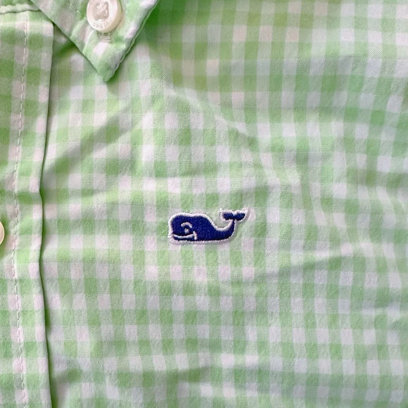 Vineyard Vines | On-The-Go Gingham Button Down (3T) 🐳 - Picture 2 of 4